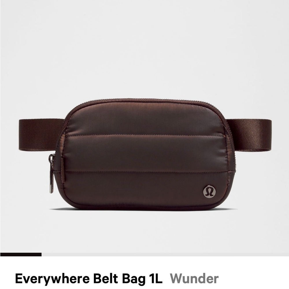 lululemon athletica Dark Brown Belt Bag